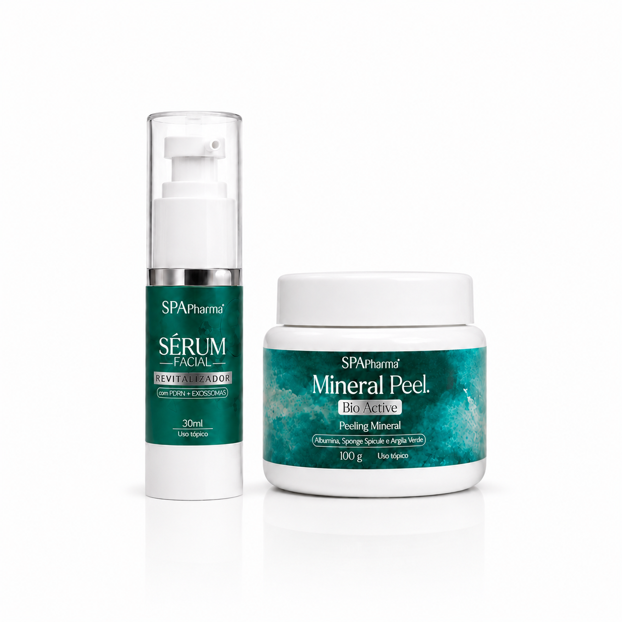 Kit Efeito Microagulhamento: Peeling Biológico Mineral + Sérum PDRN com Exossomas