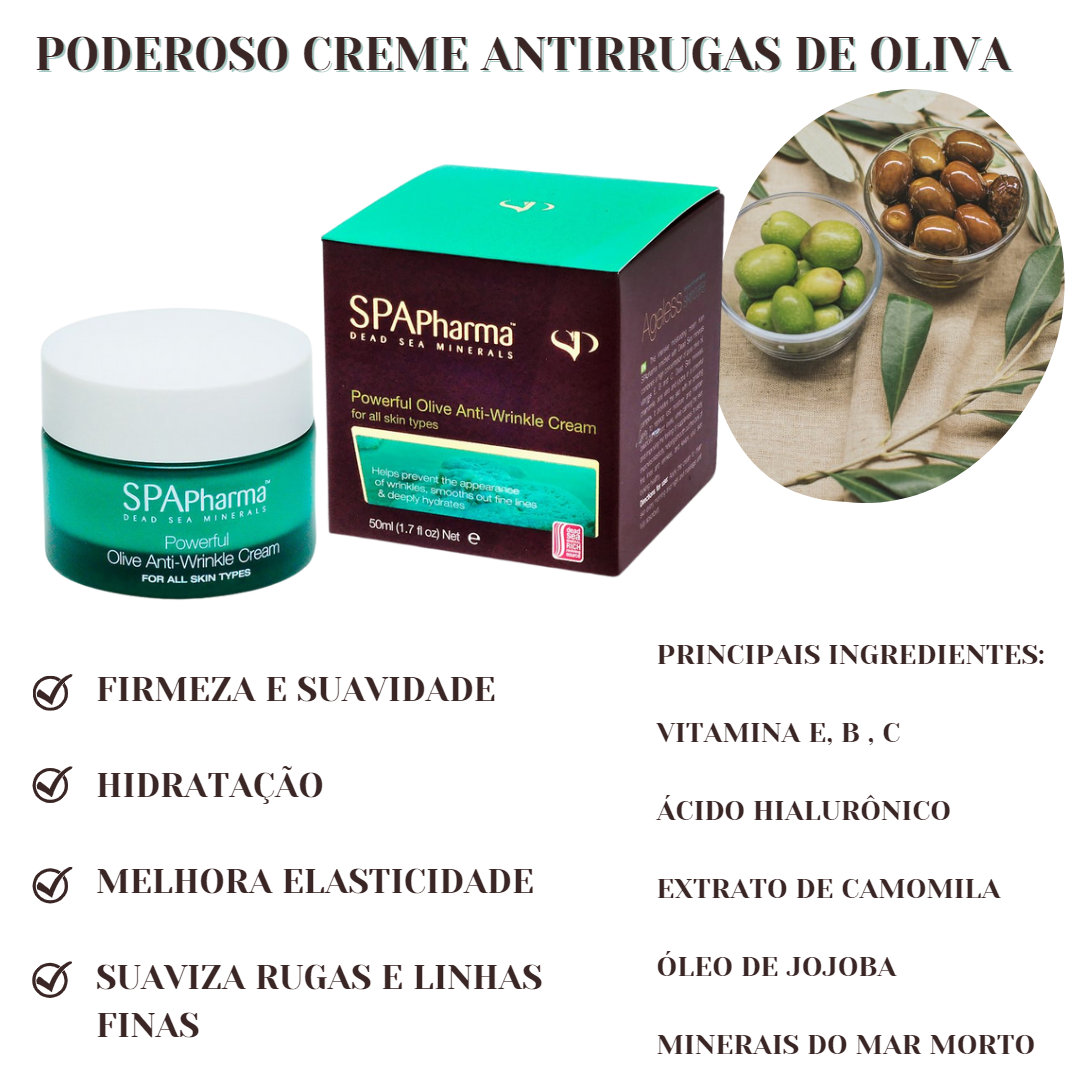 Kit Skincare: Sérum Multivitaminas C e E + Creme Anti idade de Oliva + Aparelho Rejuvenescedor LED