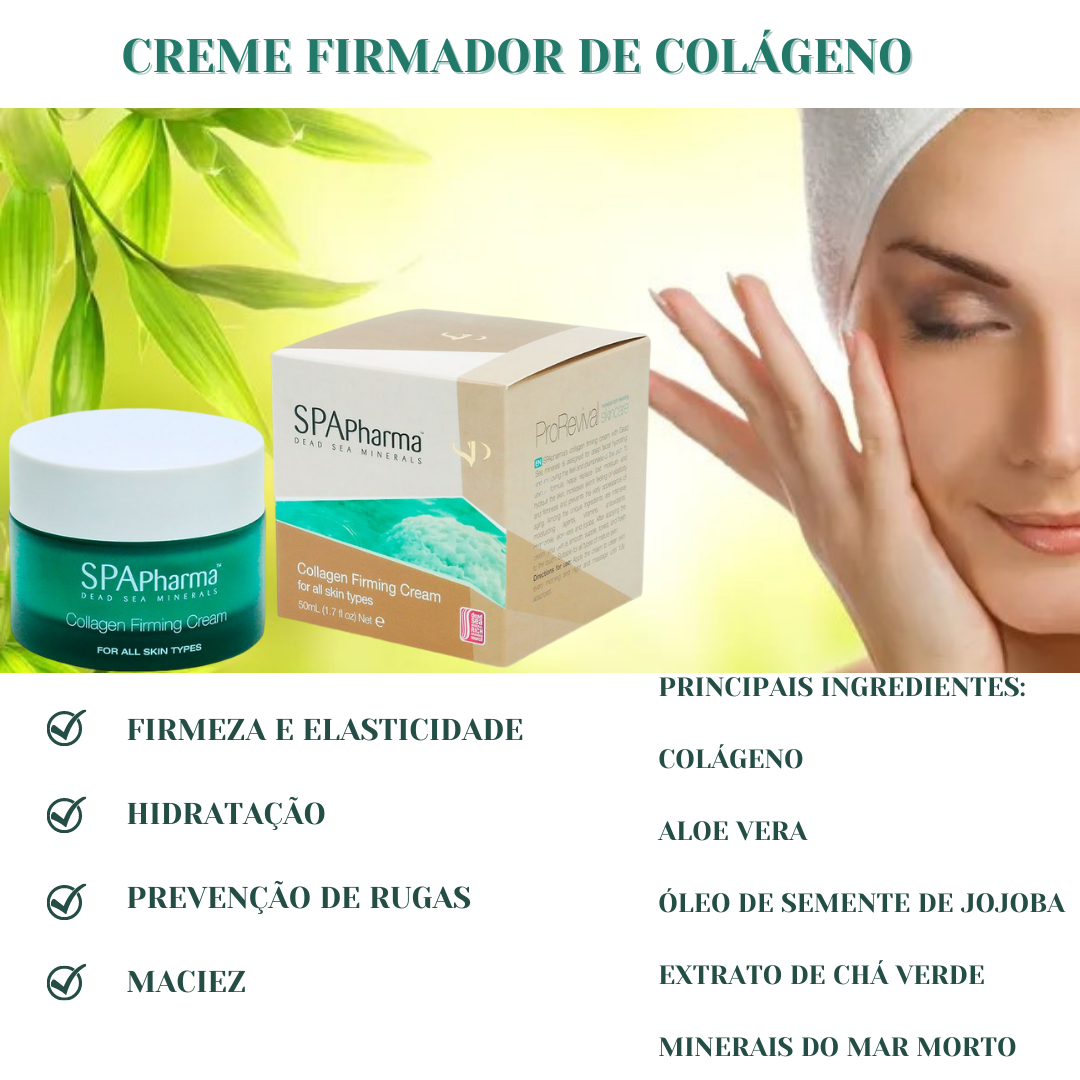 Creme Firmador com Colágeno SPA Pharma - 50ml