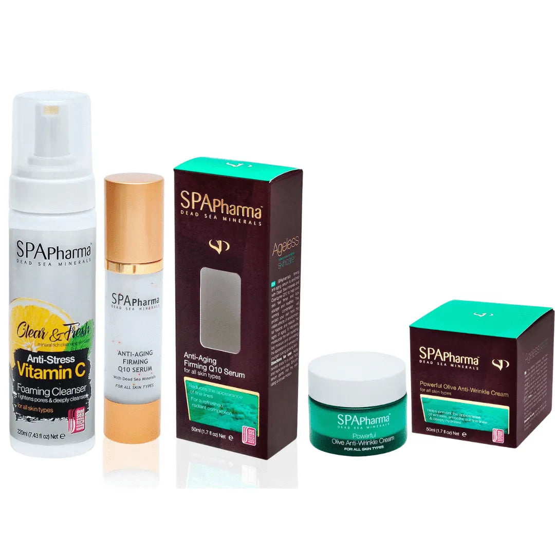 KIT Skincare Limpeza + Tratamento Anti idade DIA e NOITE
