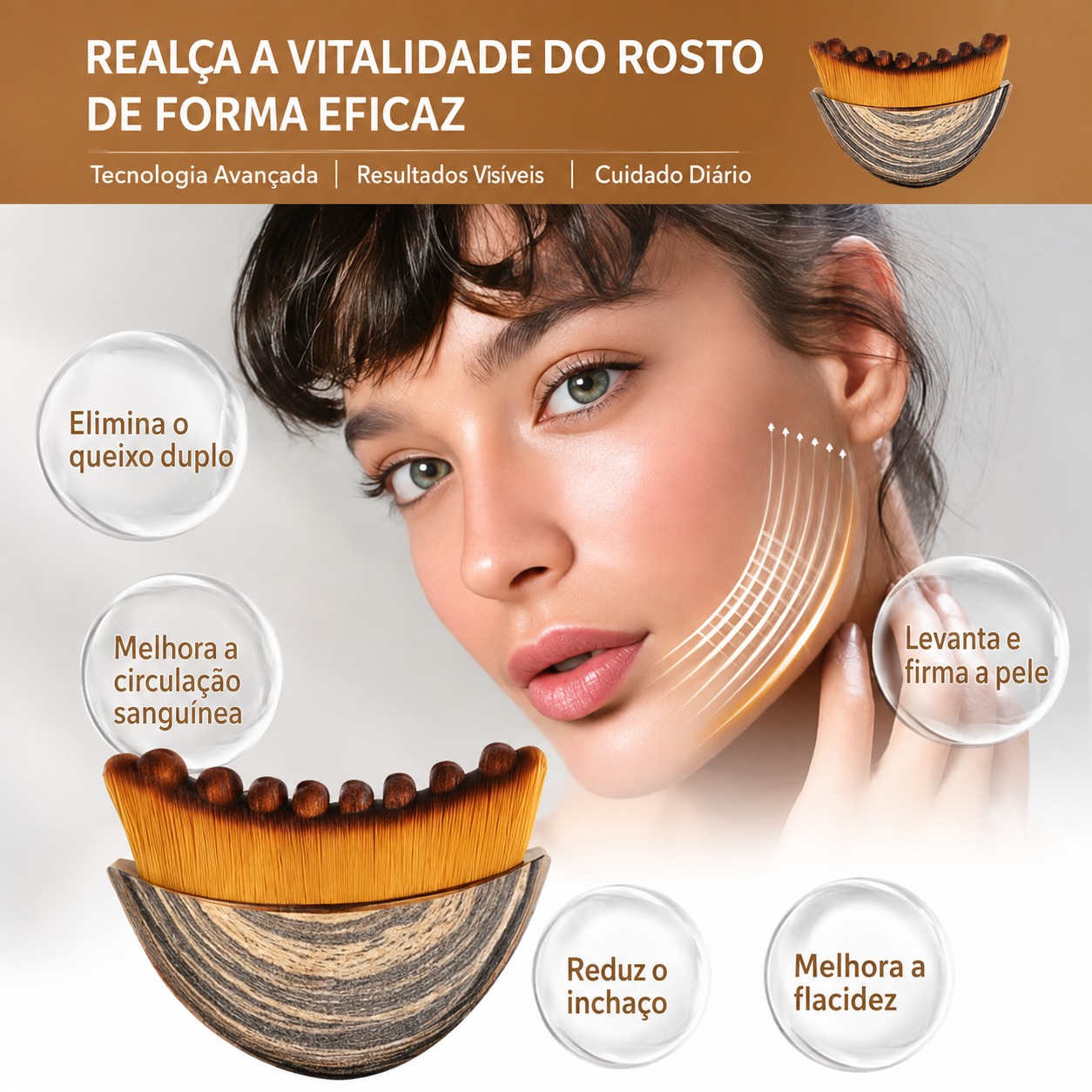 Kit BOOST Vitamina C : Espuma de Limpeza com Vitamina C  + Sérum de Vitamina C + Brinde Escova Facial