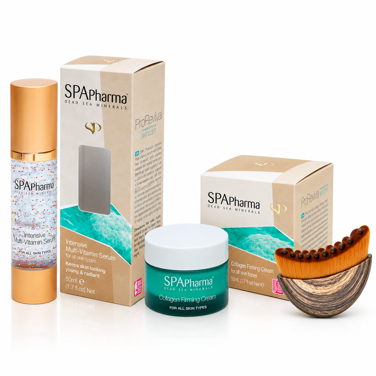 Kit Skincare Preventivo: Sérum Multivitaminas C e E  + Creme Firmador de Colágeno + Brinde Escovinha