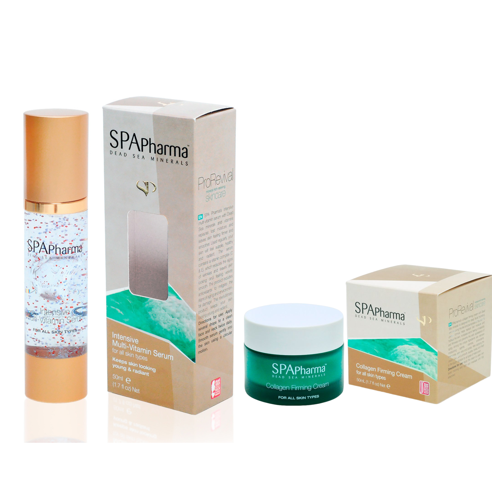 Kit Skincare Preventivo: Sérum Multivitaminas C e E  + Creme Firmador de Colágeno